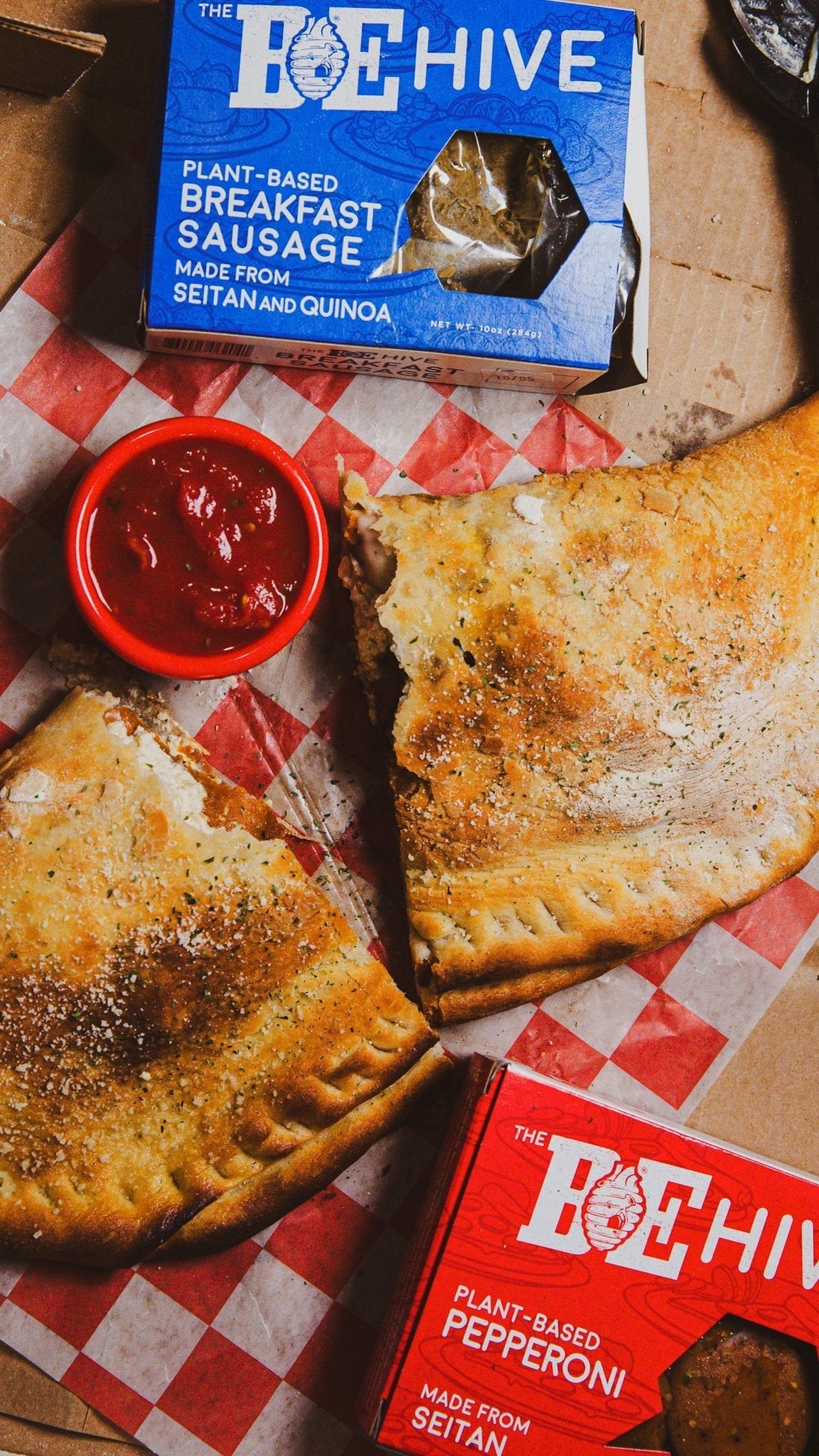 Loaded Vegan Calzone!