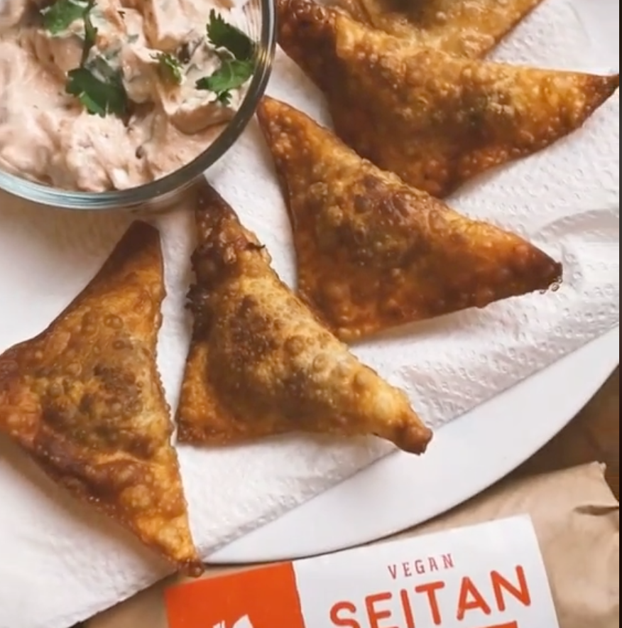 Chorizo Stuffed Wontons