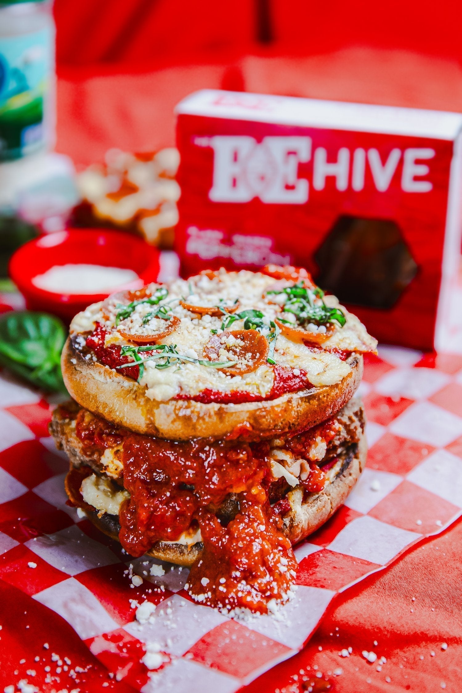 Double Decker Chxn Parm Pizza-Burger