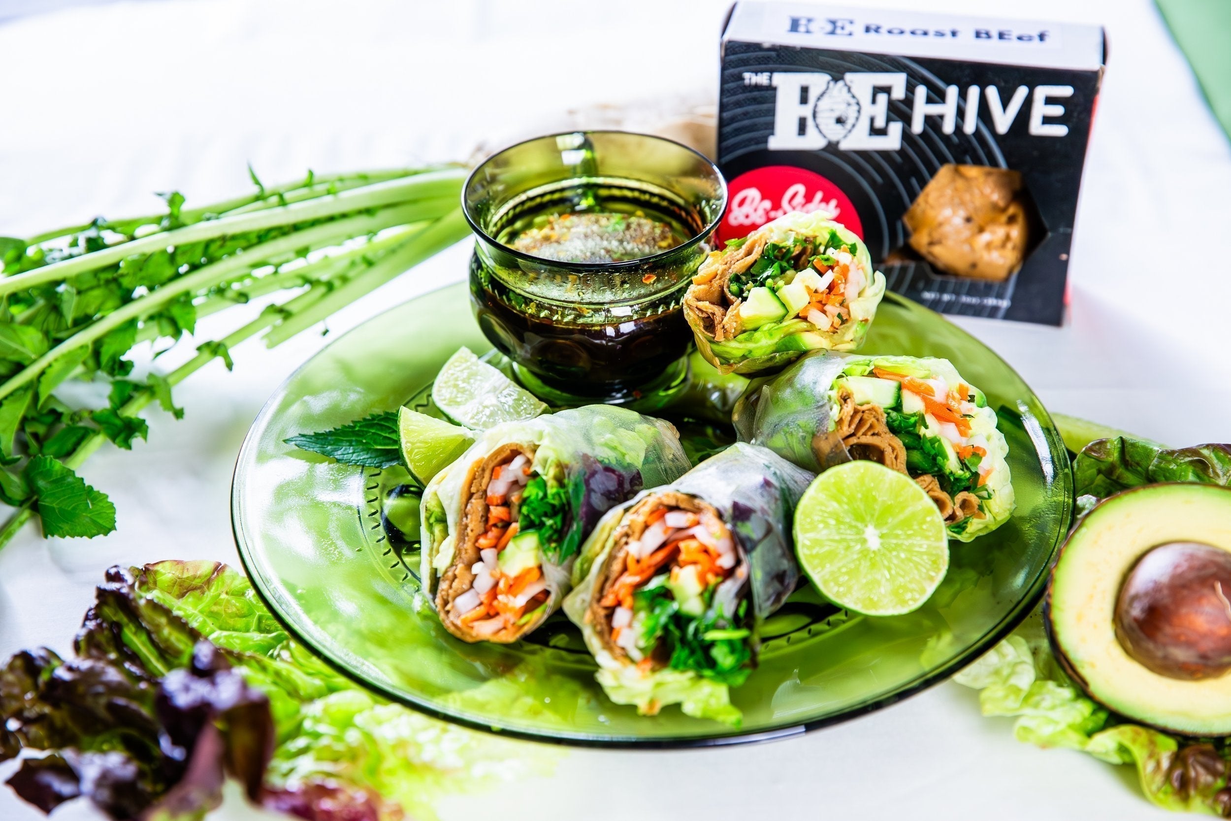 Banh Mi Roast BEef Summer Rolls