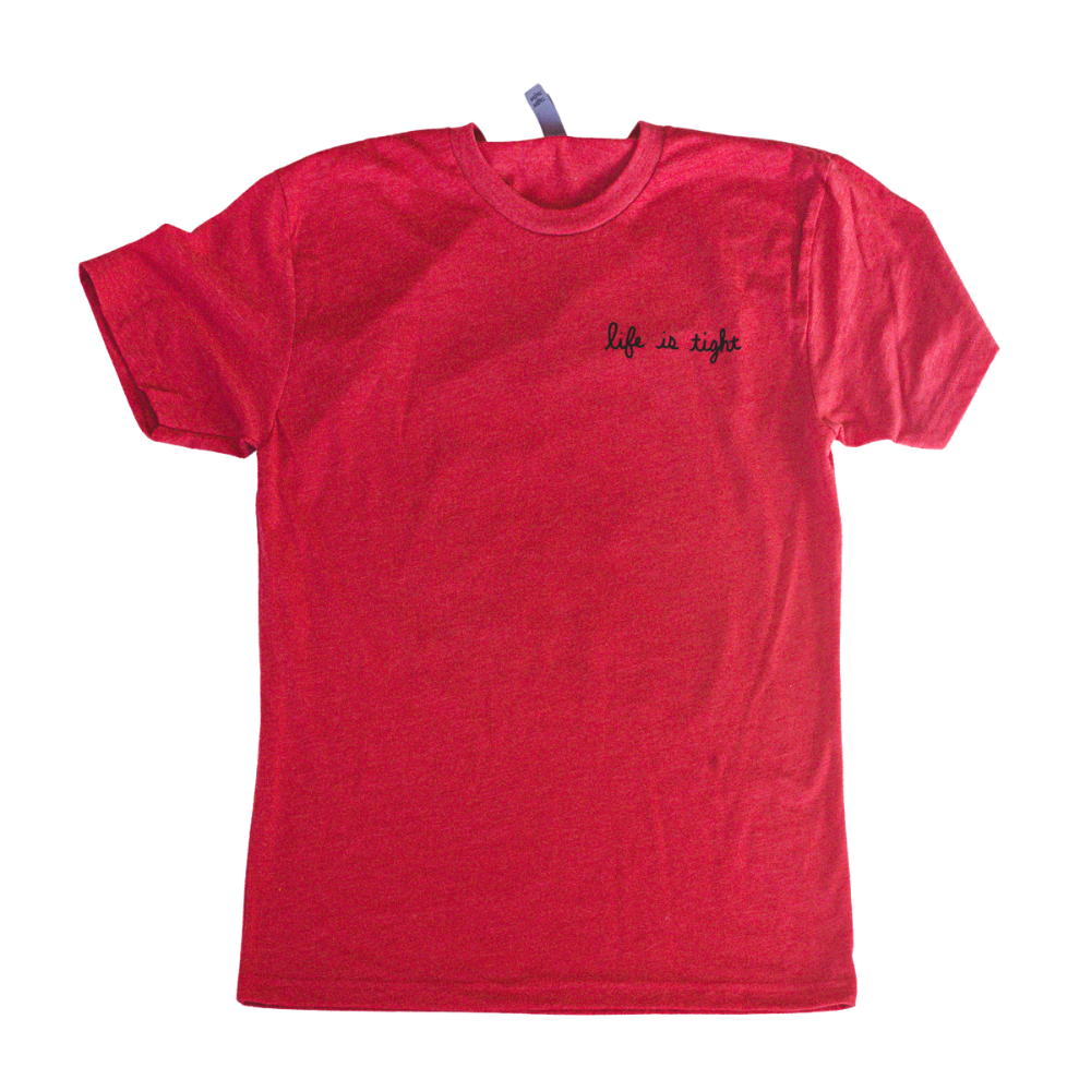 Life is Tight "Sky Diving" T-Shirt // Red