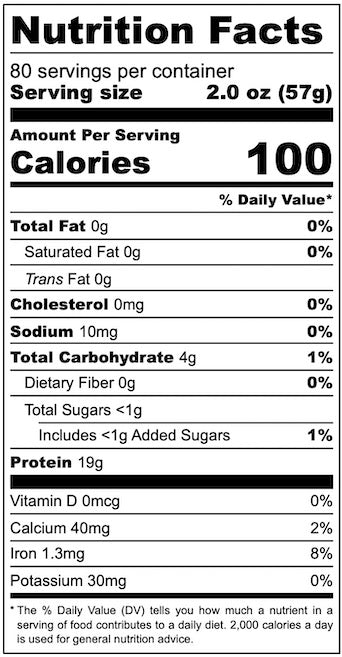 Wing Meat Blocks - 10 LBS