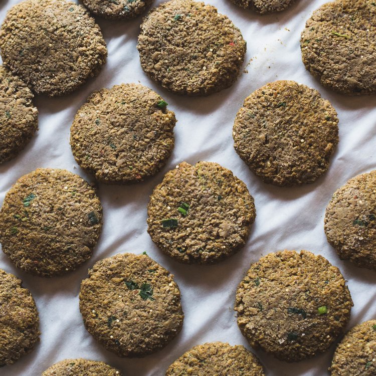 Vegan breakfast sausage patties
