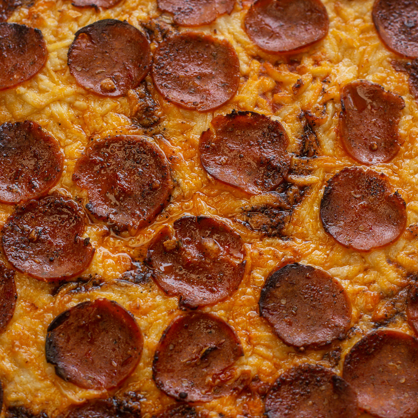 Be-Hive vegan pepperoni cooked