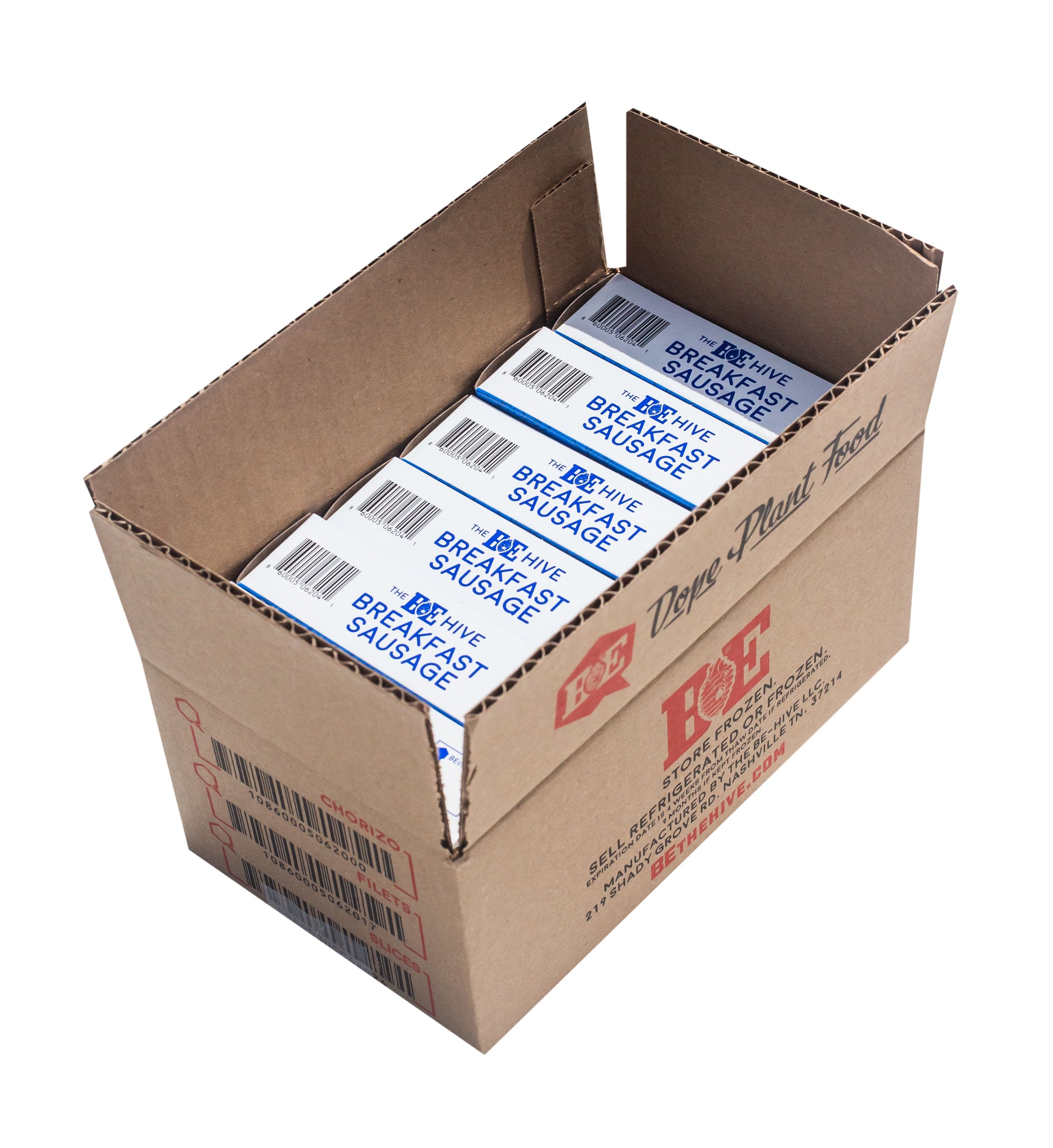 Vegan brakfast sausage 6-pack box